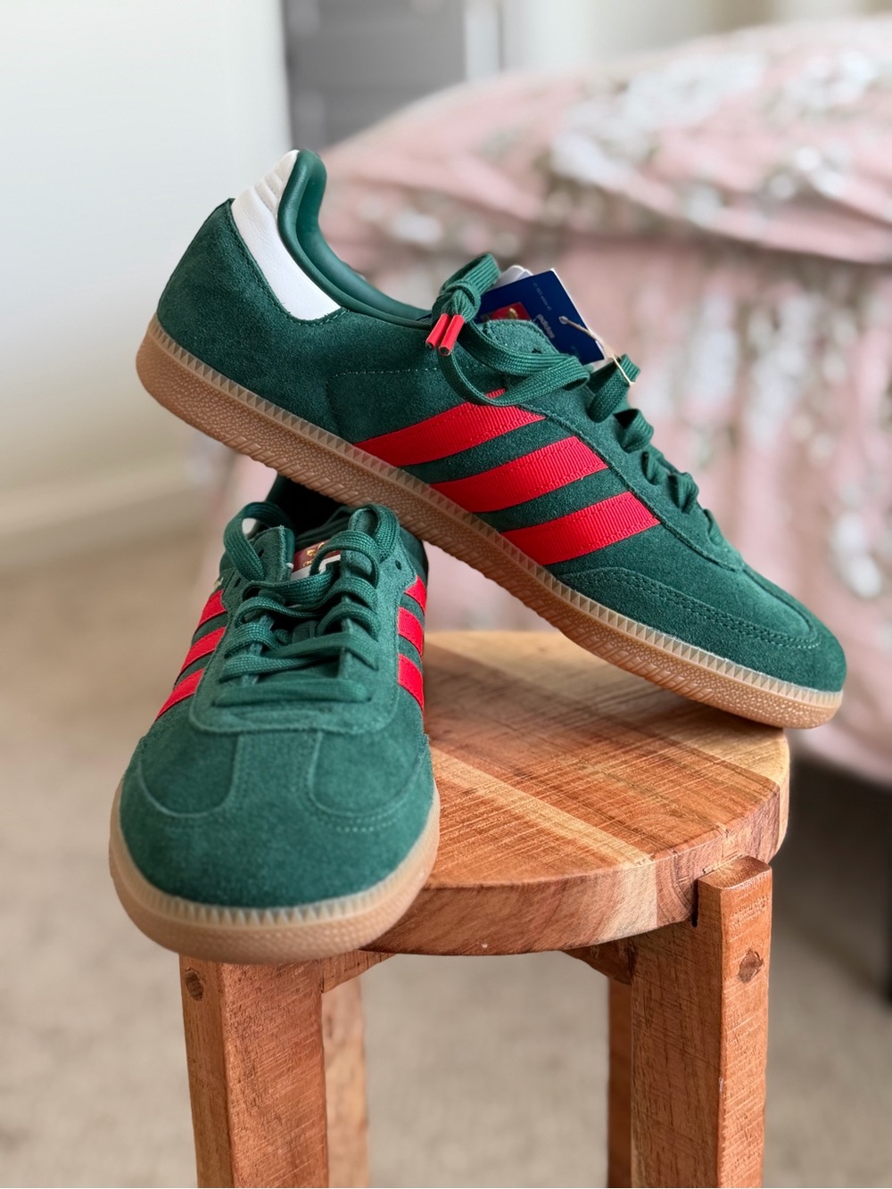 Adidas Samba OG FIFA World Cup Green Red Suede Sneakers Men’s 9.5